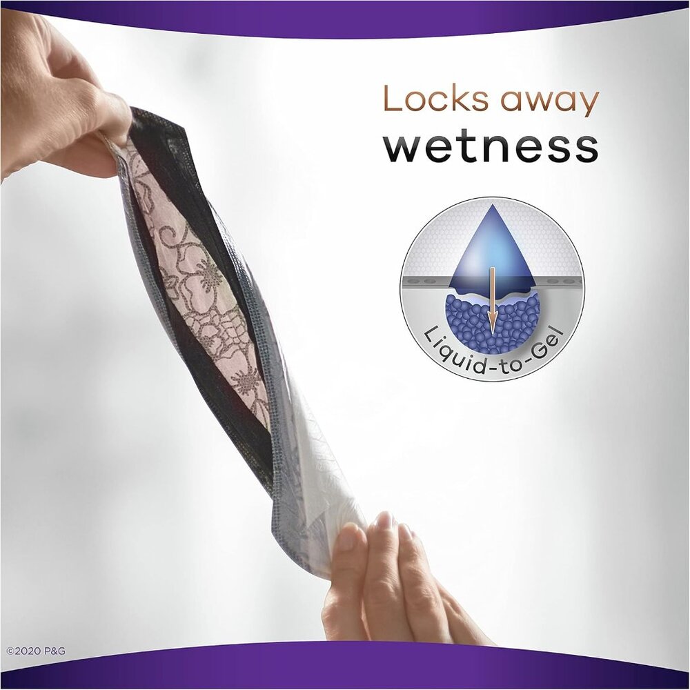 Discreet Boutique Incontinence Pads, Size 6 - Extra Heavy Absorption, 20 Count - Picture 9 of 9